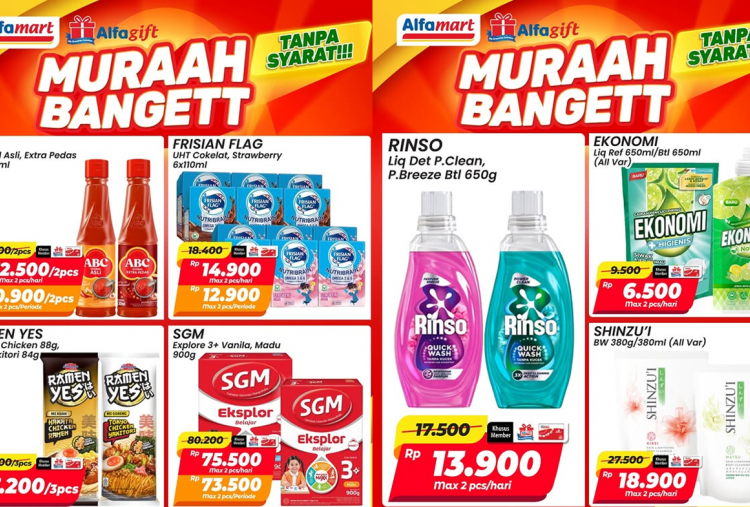 Katalog Promo Alfamart Minggu Ini 18-24 Mei 2026, Sabun Cuci Piring Diskon hanya Rp6 Ribuan!