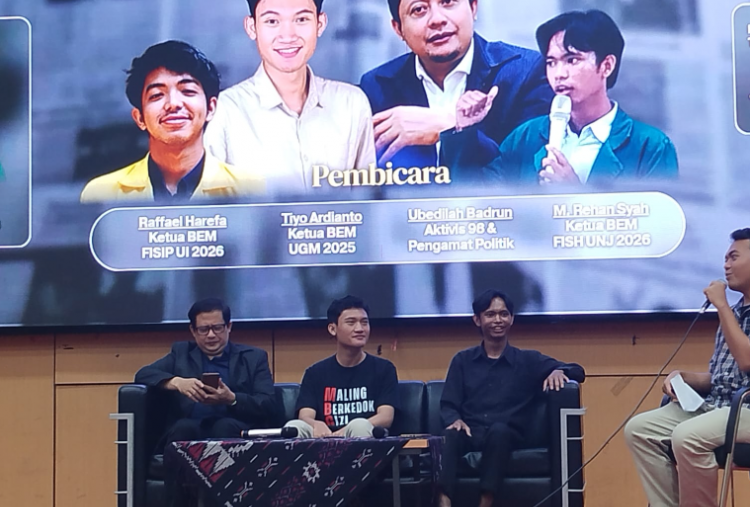 Diskusi Publik Bareng Ketua BEM UGM Tiyo Ardianto dan BEM FISH UNJ, UI Mendadak Tak Hadir