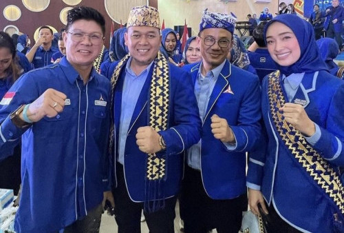 Babang Tamvan Andika Kangen Band Dilantik Jadi Wakil Ketua DPC Partai Demokrat Lampung Selatan