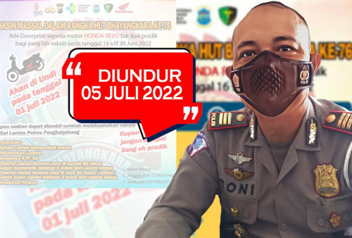 Deg-degan, Pengumuman Pemenang 'Motor Vaksin' Massal Diundur 5 Juli