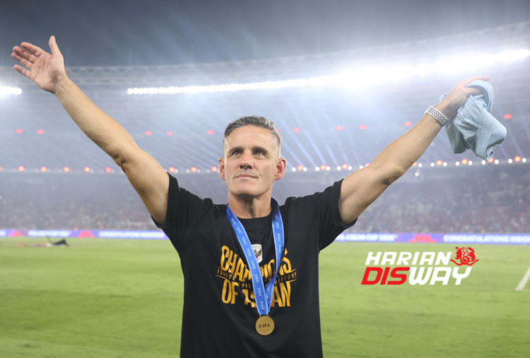 Timnas Indonesia menjadi juara FIFA ASEAN Cup 2026 setelah mengalahkan Thailand 4-2 melalui adu penalti dalam laga final di Stadion Utama Gelora Bung Karno, Jakarta, Senin (5/10/2026), setelah kedua tim bermain imbang 2-2 selama 120 menit. Foto: Haritsah Almudatsir/Harian Disway