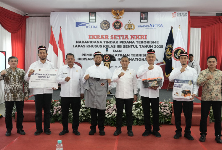 16 Napiter Lapas Khusus Sentul Ucapkan Ikrar Setia NKRI, Ditjenpas: Bukti Keberhasilan Pembinaan