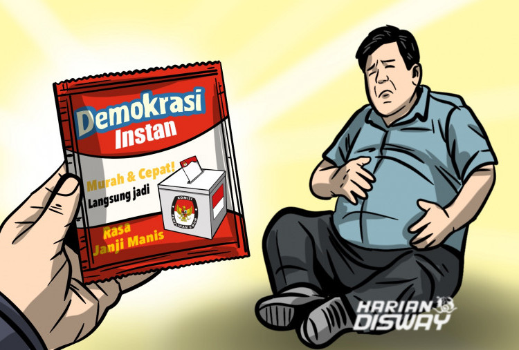 Demokrasi Sasetan: Murah, Instan, tetapi Bikin Kembung