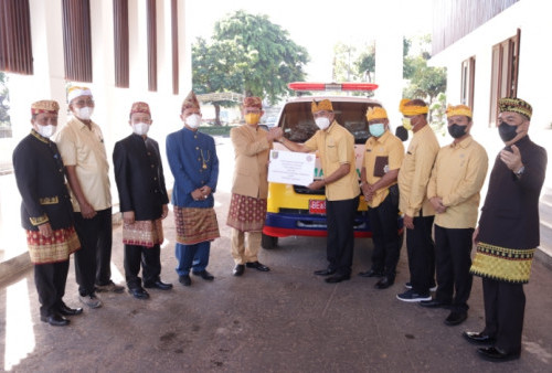 PHDI Lampung Terima Bantuan Ambulance dari Gubernur Lampung
