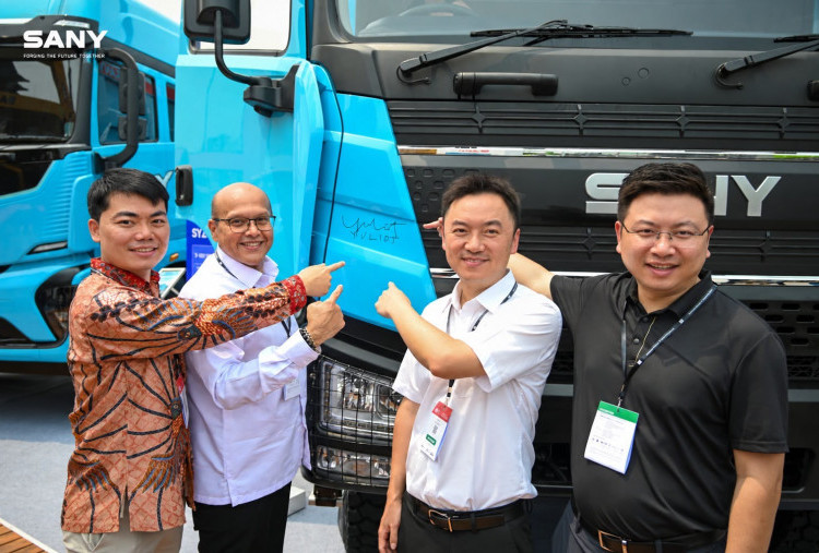 SANY Catat Pesanan 500 Alat Berat di Indonesia, Elektrifikasi Tambang Makin Dilirik