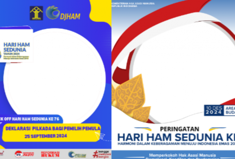 21 Link Twibbon Hari HAM Sedunia 2024 Terbaru dan Gratis Lengkap Ucapan, Yuk Pasang untuk Perjuangkan Hak Manusia