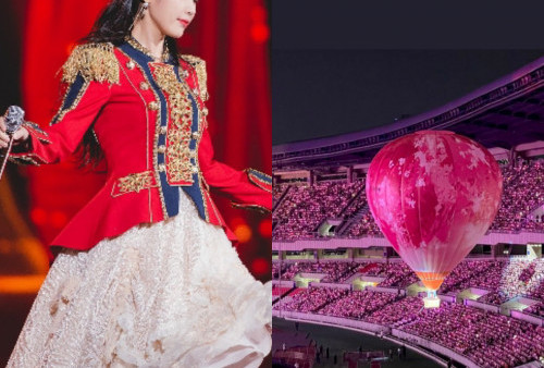 Konser IU Jadi Trending Topic, Ada Balon Udara Sampai Drone Light di Hari Pertama 'The Golden Hour'