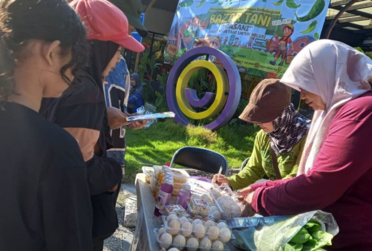 Gelar Bazar di CFD, Kelompok Tani Surabaya Populerkan Urban Farming sebagai Upaya Ketahanan Pangan