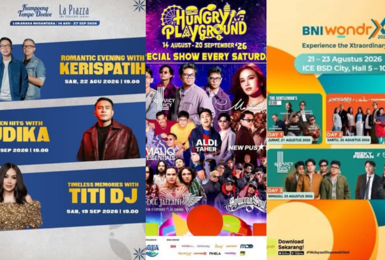 7 Konser Gratis di Jabodetabek 21-23 Agustus 2026, Ada RAN, Mahalini hingga Rizky Febian