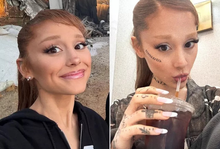 Bye Bye Rambut Pirang! Ariana Grande Tampil Beda dengan Warna Lebih Gelap