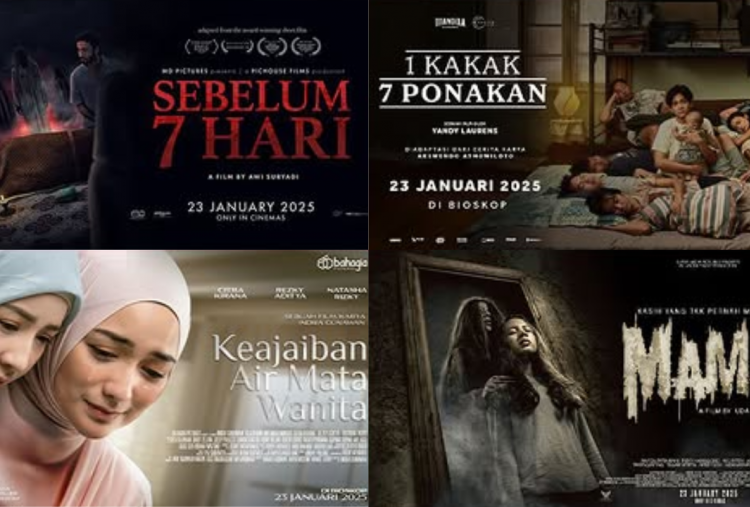 4 Daftar Film Bioskop Tayang Perdana Hari ini 23 Januari 2025, Ada Horor hingga Drama