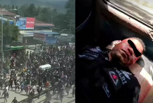 Pemakaman Lukas Enembe Ricuh, Warga Papua Rebut Paksa Peti Jenazah-Aniaya Kepolisian