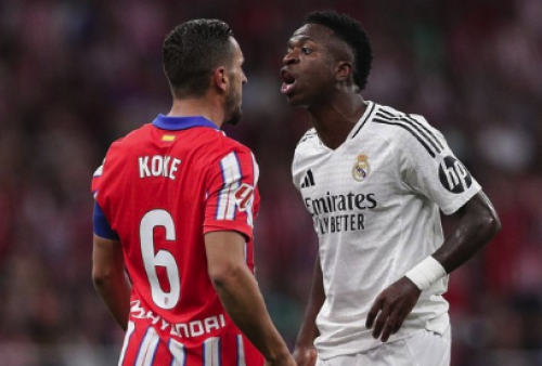 Adu Mulut Vinicius Jr dan Koke di Derbi Madrid, Vini Pamer Dua Trofi UCL!