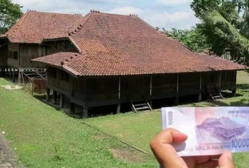 Gambar Rumah di Uang 10000, Ternyata Rumah Limas, Ini Penampakan Aslinya