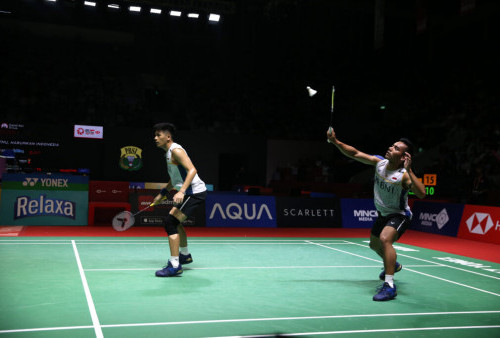 Dihadang Unggulan Kedua, Pram/Yere Gagal ke Final Indonesia Open 2023