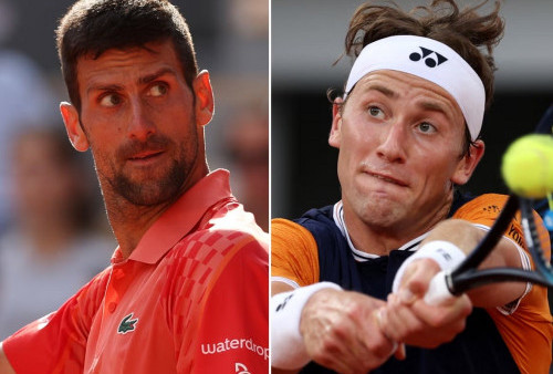Novak Djokovic dan Ancaman Celana Kolor Casper Ruud di Final Roland Garros 2023 
