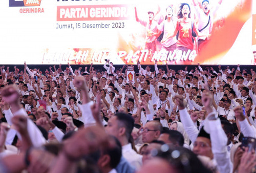 Kader Gerindra Kompak Serukan Gemoy, Meriahkan Konsolidasi Partai 