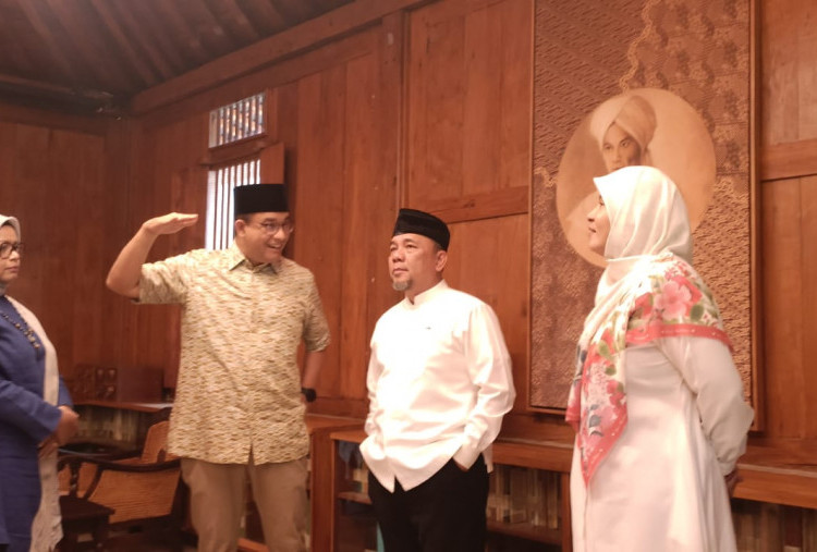 Masa Tenang Pilkada, Heri Koswara Bersilaturahmi ke Kediaman Anies Baswedan