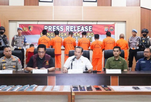 Polri Tangkap 12 Orang Pelaku TPPO Jaringan Malaysia
