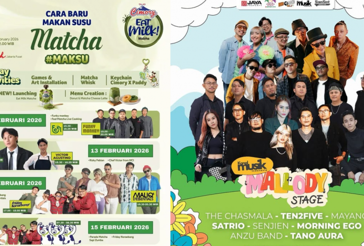 9 Konser Gratis di Jabodetabek Spesial Valentine 13-15 Februari 2026, Ada Maliq & D'Essentials, Rizky Febian hingga Juicy Luicy!