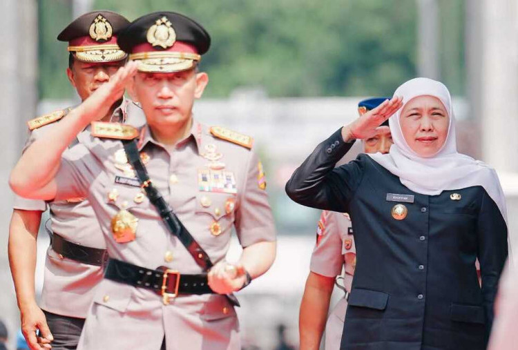Khofifah Ajak Polri Jadi Pilar Stabilitas Keamanan dan Pembangunan Jawa Timur