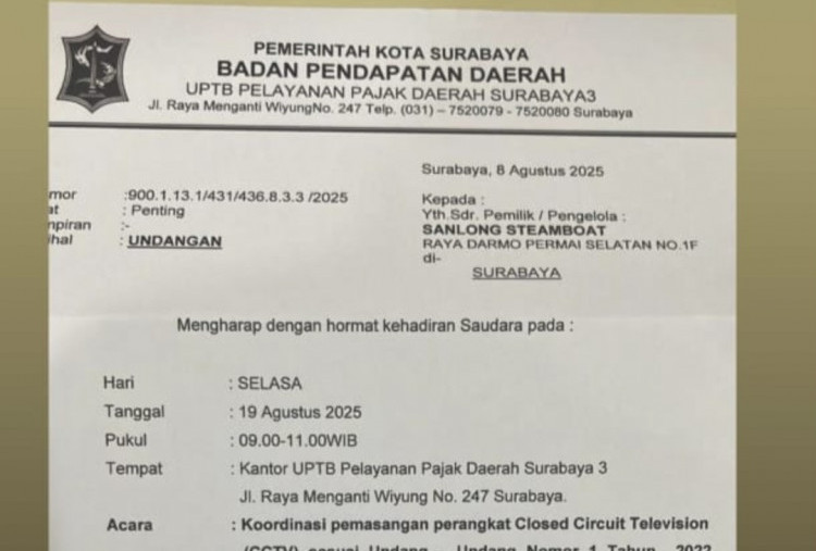 Viral! Pengusaha Keluhkan Rencana Pemkot Surabaya Pasang CCTV di Tempat-Tempat Usaha untuk Kepatuhan Pajak