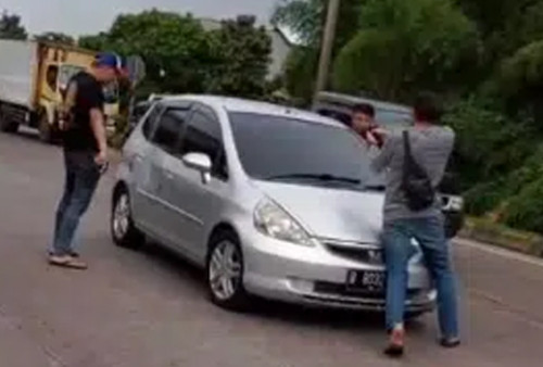 Dramatis! Penangkapan Kawanan Rampok di Pintu Tol Pasir Koja Bandung Bak Film Action