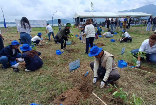 Sepanjang November 2023, berkolaborasi dengan sejumlah mitra, Bakti BCA menanam 
38.500 bibit tanaman Multi-Purpose Tree Species (MPTS) yang sesuai dengan kondisi alam di kawasan 
hutan perdesaan Denbukit, di antaranya bibit pohon durian, alpukat, kopi, salam, cempaka hingga flora 
khas provinsi Bali majegau. 