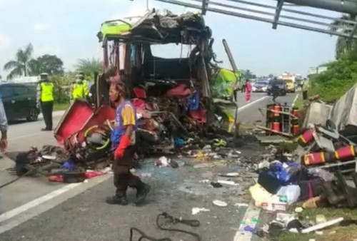 Sopir Ngantuk dan Kurang Konsentrasi Diduga Jadi Penyebab Kecelakaan Bus Tewaskan 15 Orang di Mojokerto