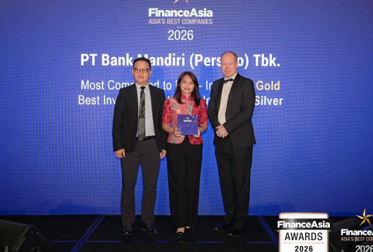 Perkuat Akselerasi Bisnis Berkelanjutan, Bank Mandiri Raih Pengakuan FinanceAsia 2026