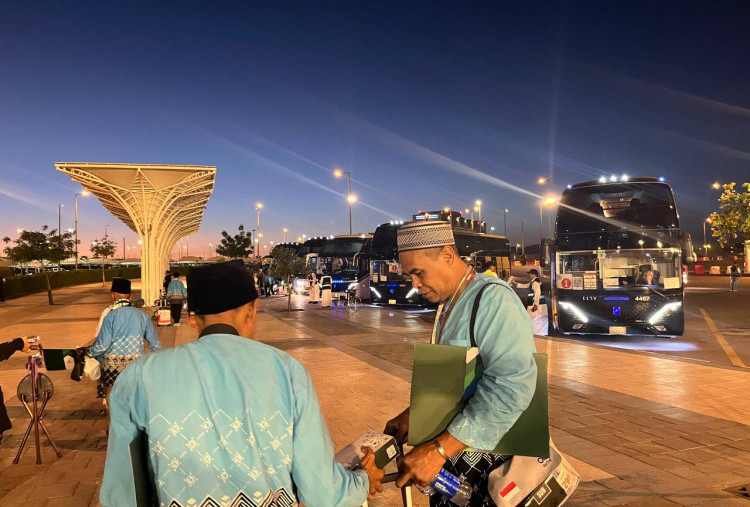 43.812 Jemaah Haji Indonesia Tiba di Madinah, Proses Kedatangan Terus Berlangsung