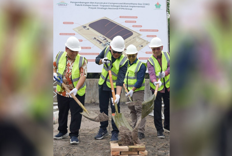 Pabrik Gas Biometan Pertama dari Limbah Sawit Mulai Dibangun PTPN IV di Simalungun