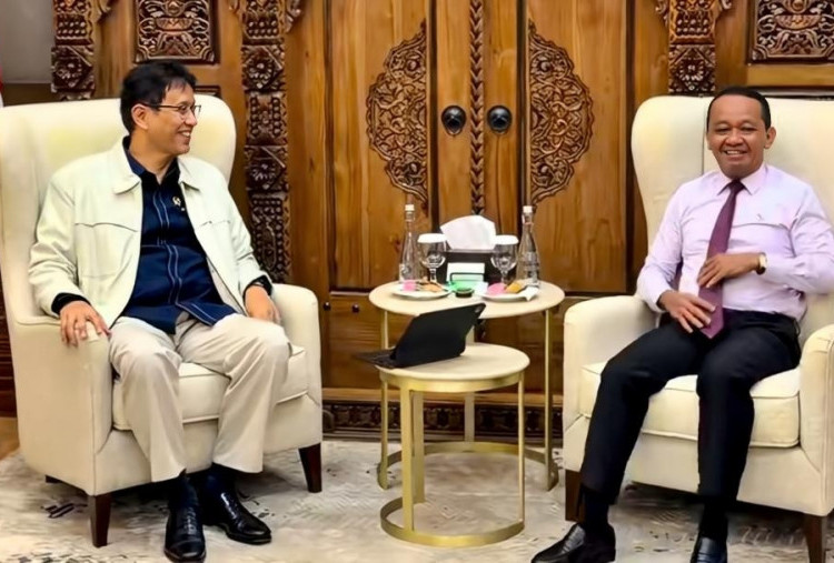 Purbaya Temui Bahlil, Ini Yang Dibahas