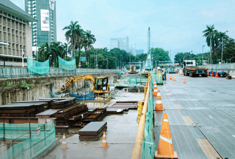 Rekayasa Lalu Lintas Gajah Mada Berlangsung Setahun Imbas Pembangunan Stasiun MRT Fase 2