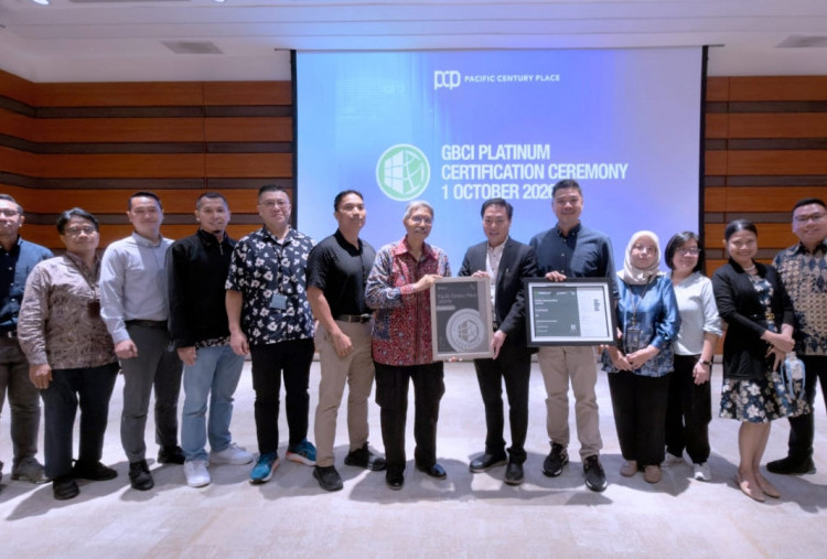 PCP Tower Kembali Raih Greenship Level Platinum, Perkuat Komitmen Gedung Hijau