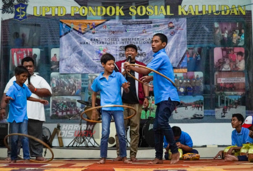 Kegiatan ini digelar Disabilitas Berkarya serta menggandeng Aksi Cinta Indonesia (ACI) dan Kampung Dolanan memperingati Hari Disabilitas Internasional 2022.
