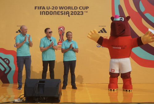 Penampakan Bacuya Maskot Piala Dunia U-20 2023 di Indonesia, Badak Bercula Menyala Terang