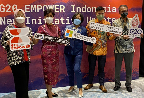 G20 EMPOWER-Microsoft Indonesia Kolaborasi Tingkatkan Partisipasi Perempuan dalam Pertumbuhan Ekonomi Digital