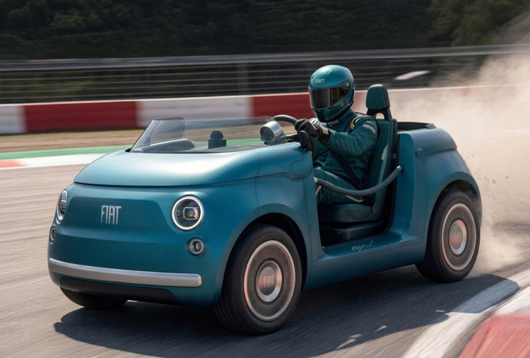 Fiat Topolino Diubah Jadi Mobil Balap Mungil, Tampil Terbuka Tanpa Atap