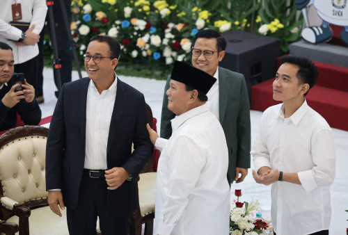 Prabowo Ditetapkan Presiden Terpilih, Ucapkan Terima Kasih dan Ajak Anies, Muhaimin, Ganjar, dan Mahfud Untuk Bersatu