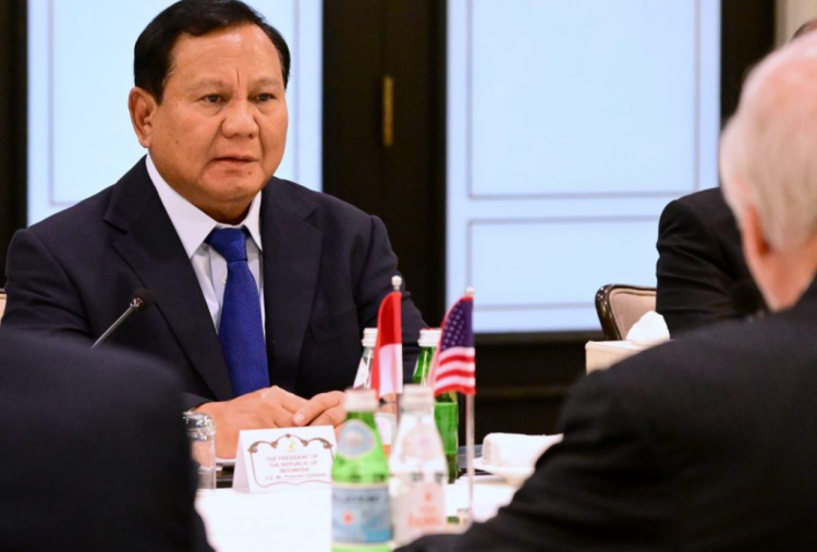 Presiden Prabowo Terima Kedatangan Direktur CIA di Wisma Indonesia Washington DC