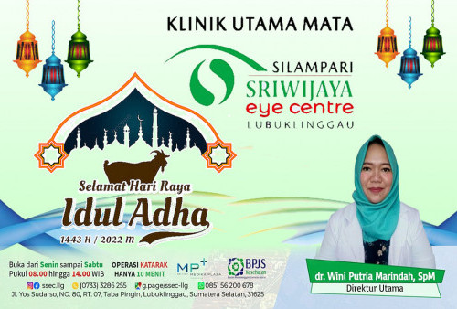 Klinik Utama Mata Silampari Sriwijaya Eye Centre Lubuklinggau Mengucapkan Selamat Idul Adha 1443 H