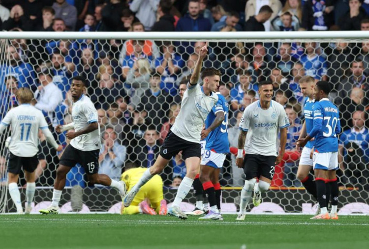 Rangers vs Club Brugge 1-3, Langkah Berat The Gers di Kualifikasi Liga Champions