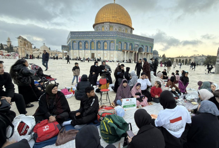 Selama Ramadan, Baznas Salurkan 2.310 Porsi Hidangan Berbuka bagi Warga Palestina di Masjid Al-Aqsa
