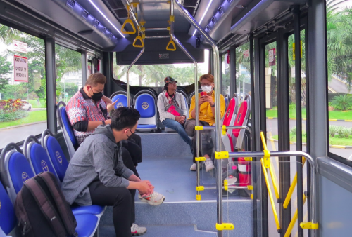 Bus Listrik G20 Mengaspal di Surabaya, Layani Rute Purabaya–Kenpark