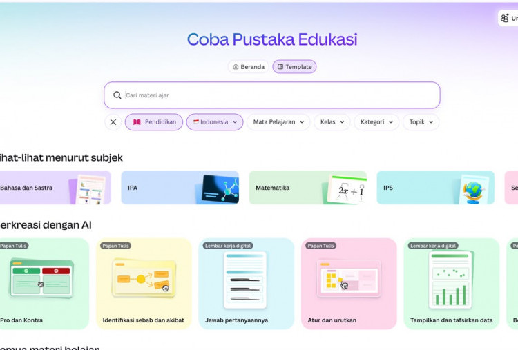 7 Juta Guru dan Murid di Indonesia Manfaatkan Canva, Terbantu Lewat Fitur Pustaka Edukasi