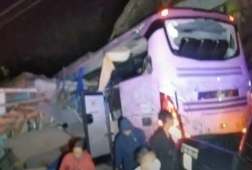 3 Warga Setempat Tewas dalam Kecelakaan Bus Panjalu Ciamis