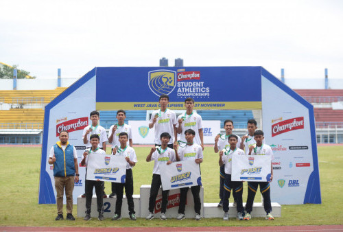 Skuad Estafet SMAN 5 Karawang Ingin Pecahkan Rekor Energen Champion SAC Indonesia 