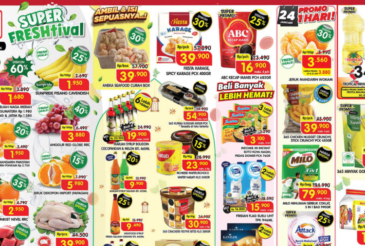 Katalog Promo JSM Superindo Terbaru Hari Ini 25 Januari 2026, Minyak Goreng Rp34 Ribuan