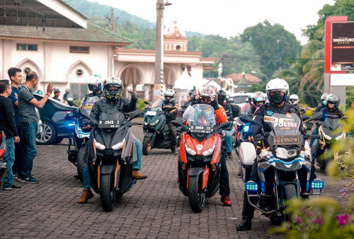 Ribuan Bikers Banjiri Acara Xmax Owners Tour and Gathering di Yogyakarta